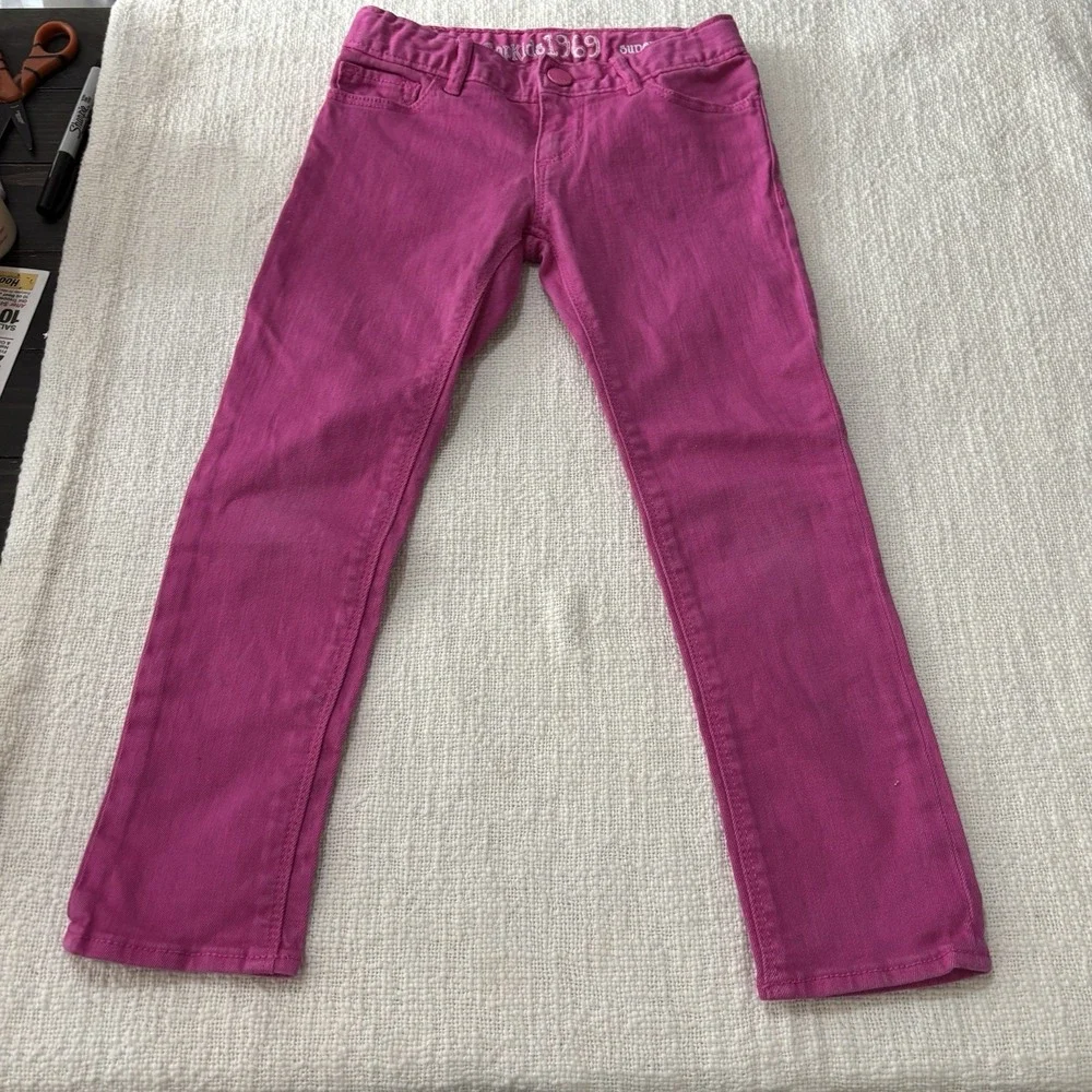 Gap Kids Girls 5 Outfit Zip Up Hoodie Sweatshirt Super Skinny Fit Pink Jeans